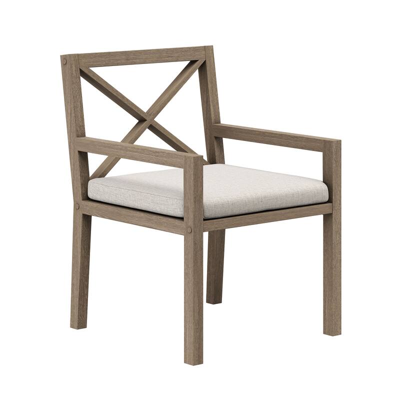 Northlake Outdoor Patio Teak Dining Armchair