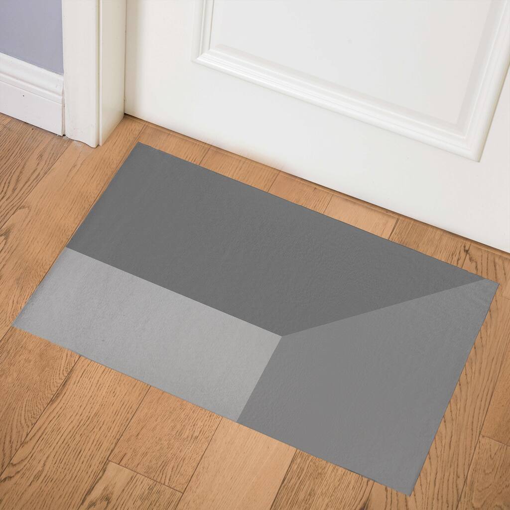 GEO AJAR GREY Indoor Door Mat By Greg Conte