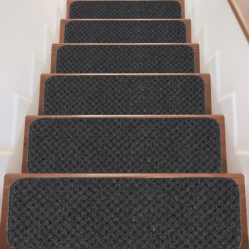 Beverly Rug Non Slip Stair Treads for Wooden Steps, 8''x26''