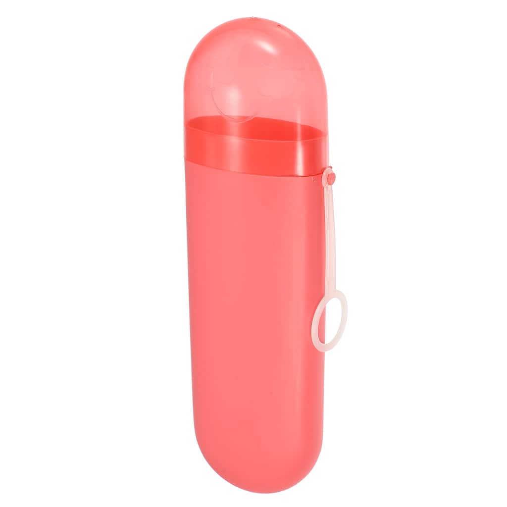 Portable Toothbrush Case with Hook Toothbrush Holders 8.07"x2.36"x1.38"
