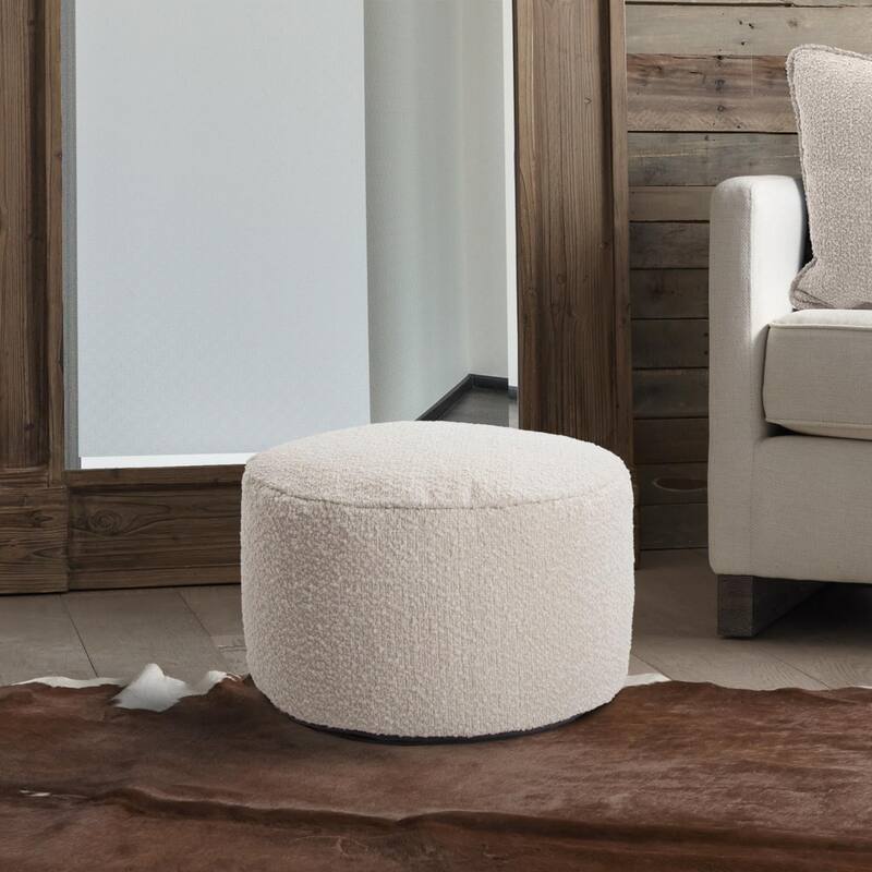 Allan Andrews Foot Pouf Barbet Natural