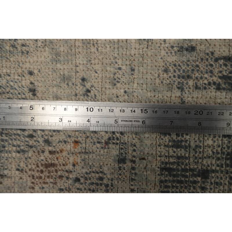 Hand Knotted Oriental Viscose Silk Carpet Modern Animal Pictorial Multi-Colored Abstract Area Rug - 7' 10'' X 4' 11''