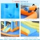 preview thumbnail 9 of 13, Outsunny 5-in-1 Kids Inflatable Bounce House Jumping Castle with Water Pool, Slide, Climbing Walls, & 2 Water Guns