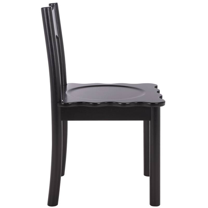 SAFAVIEH Home Nolly Scallop Dining Chair (Set of 2) - 20"W x 19"D x 34"H