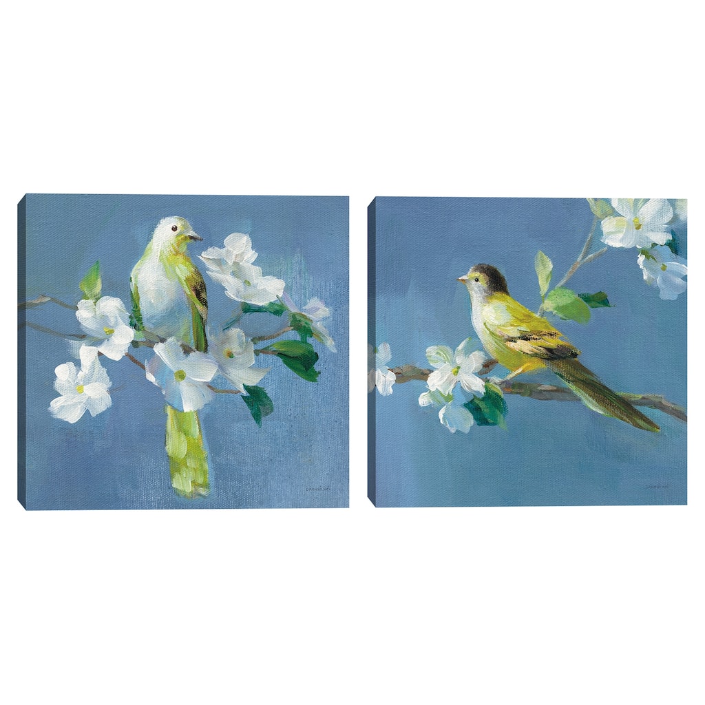 Spring in the Neighborhood II & Spring in the Neighborhood V by Danhui Nai Canvas Art Prints