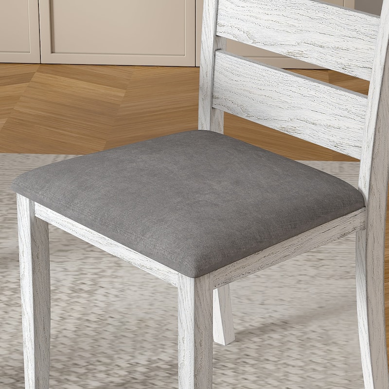 Javlergo Rectangular Dining Table and Chairs Set for 4-8,Modern Kitchen Table Set with Removable Leaves Space Saving