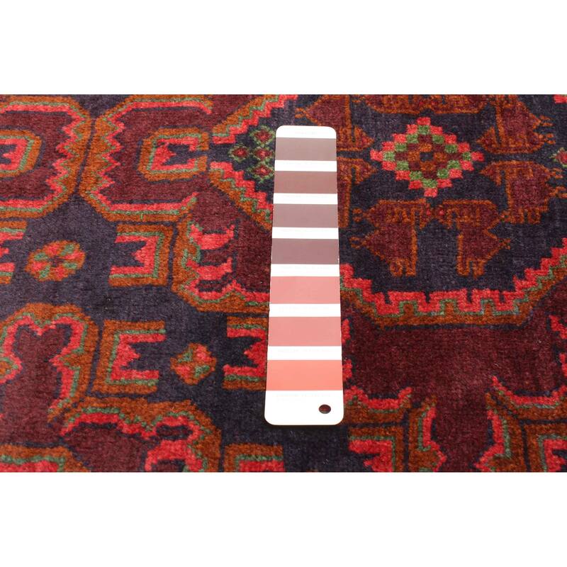 ECARPETGALLERY Hand-knotted Teimani Dark Brown Wool Rug - 3'10 x 6'4