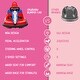 preview thumbnail 41 of 43, 6V Kids Ride on Electric Go Kart Bumper Car W/Parents Remote Control,Three Speed Adjustable and LED Lights