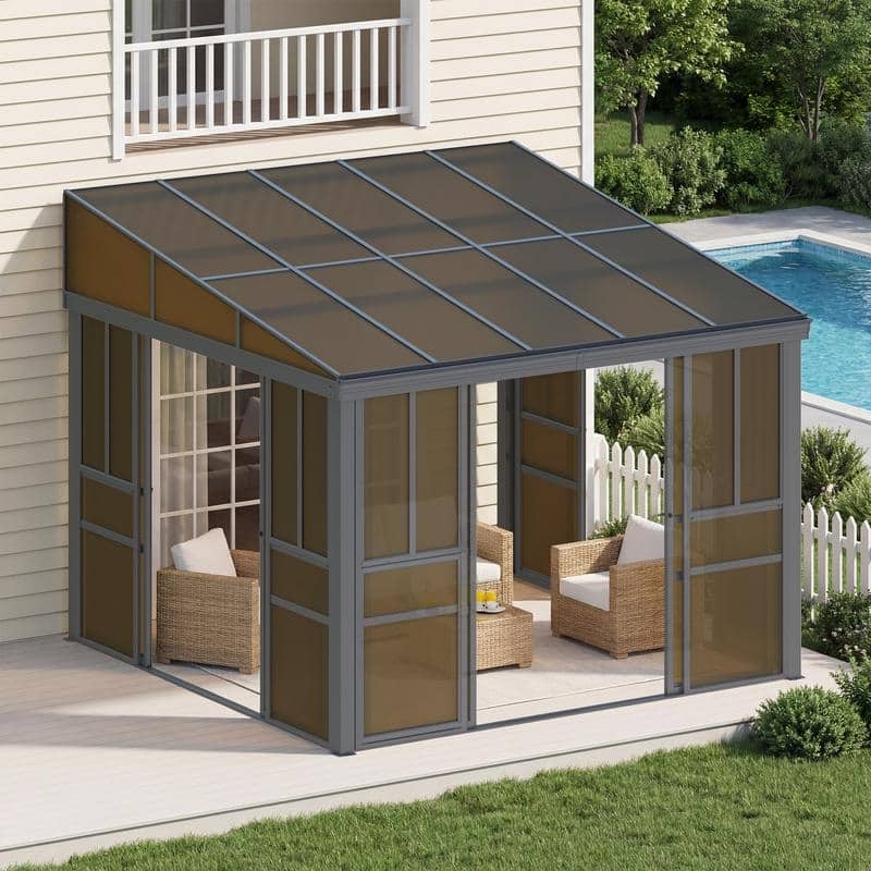 Outdoor Wall Mounted Sunroom Gazebo