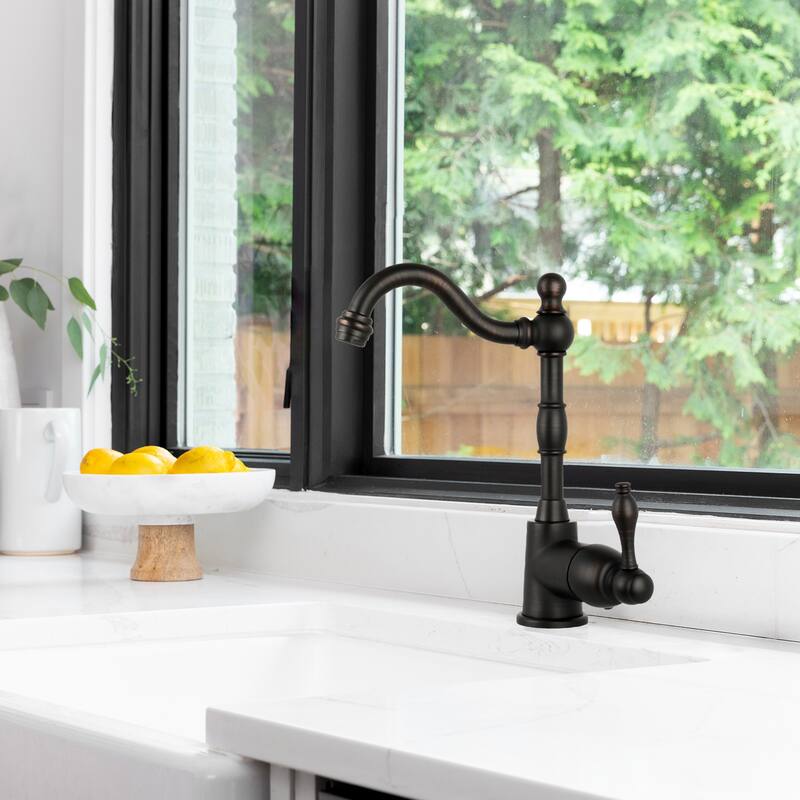 One-Handle Widespread Kitchen Bar Faucet
