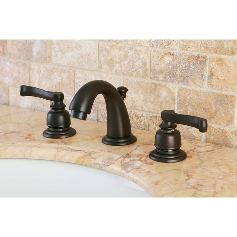 Kingston Brass Magellan Mini-Widespread Bathroom Faucet with Pop-Up