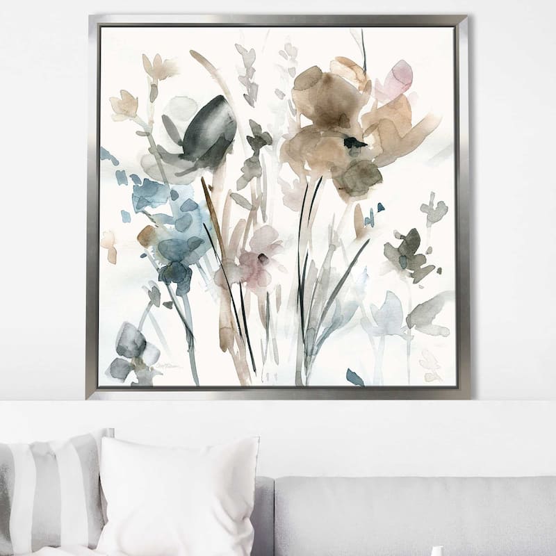 "Dainty Blooms II" by Carol Robinson Print on Floating Canvas