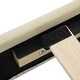 preview thumbnail 13 of 15, Beige Upholstered Platform Bed with Curve LED Headboard, Full Size