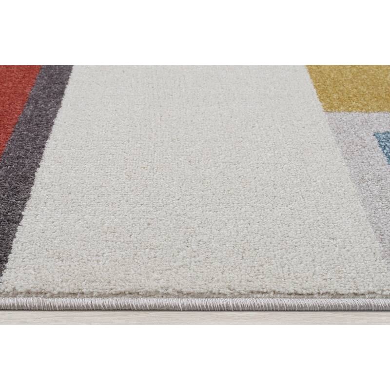 Multicolor Boho Rustic Area Rug Tapis Living Room
