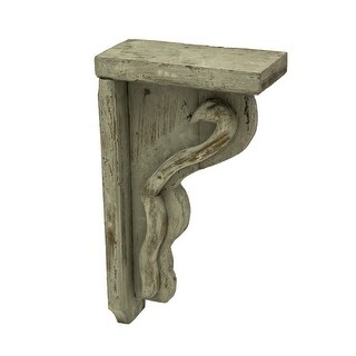Rustic Arrow Grey Wooden Corbel - 5in L x 11in W x 20in H 