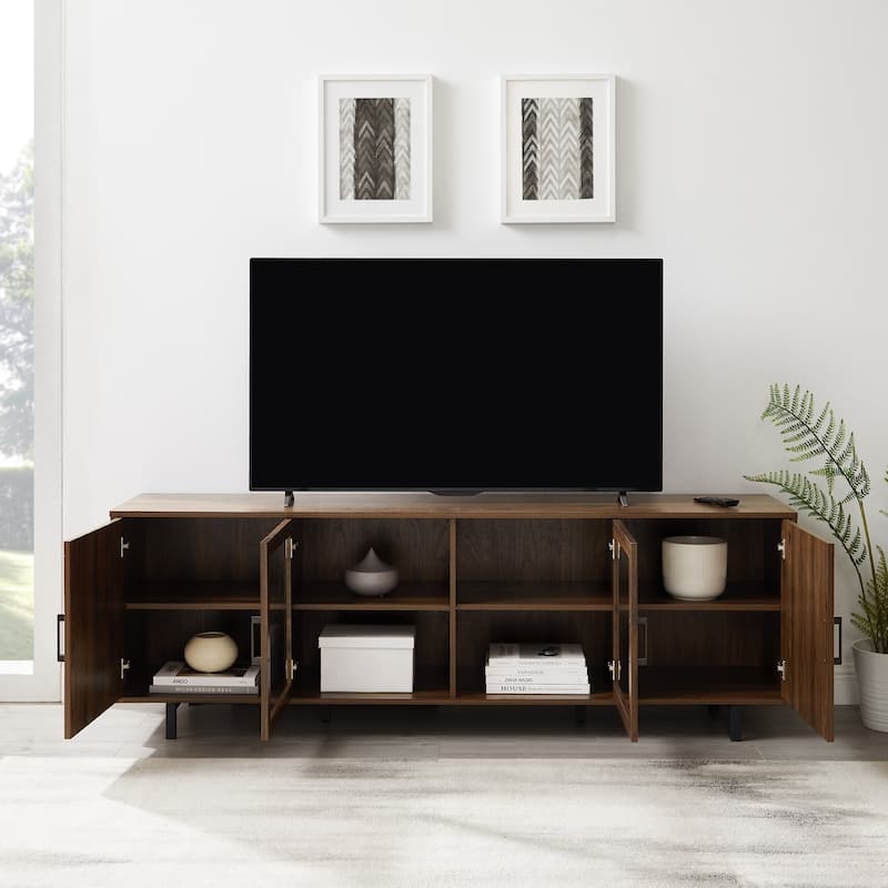 Middlebrook 70-Inch 4-Door Herringbone TV Stand