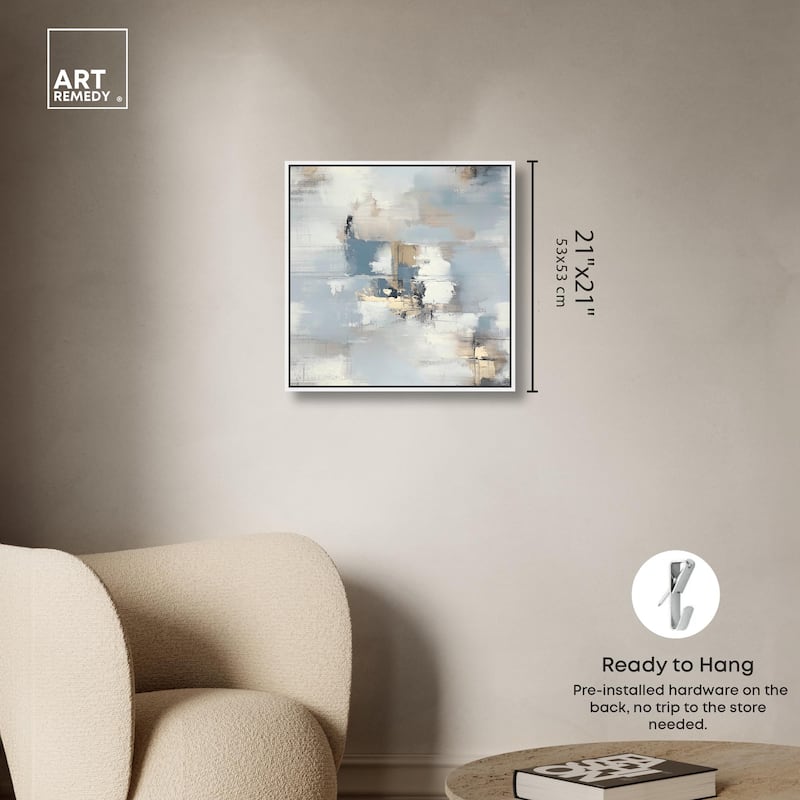 Morning Mist Over the Water Canvas by Art Remedy