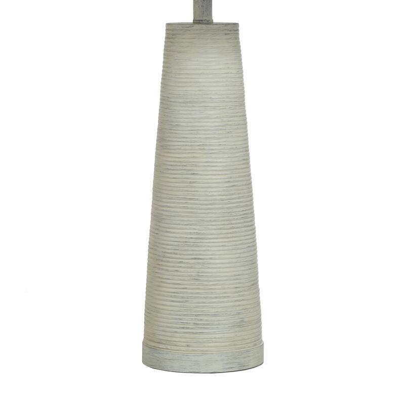 Conical - Table Lamp - Made of Polyresin - White Linen Shade - 31"H