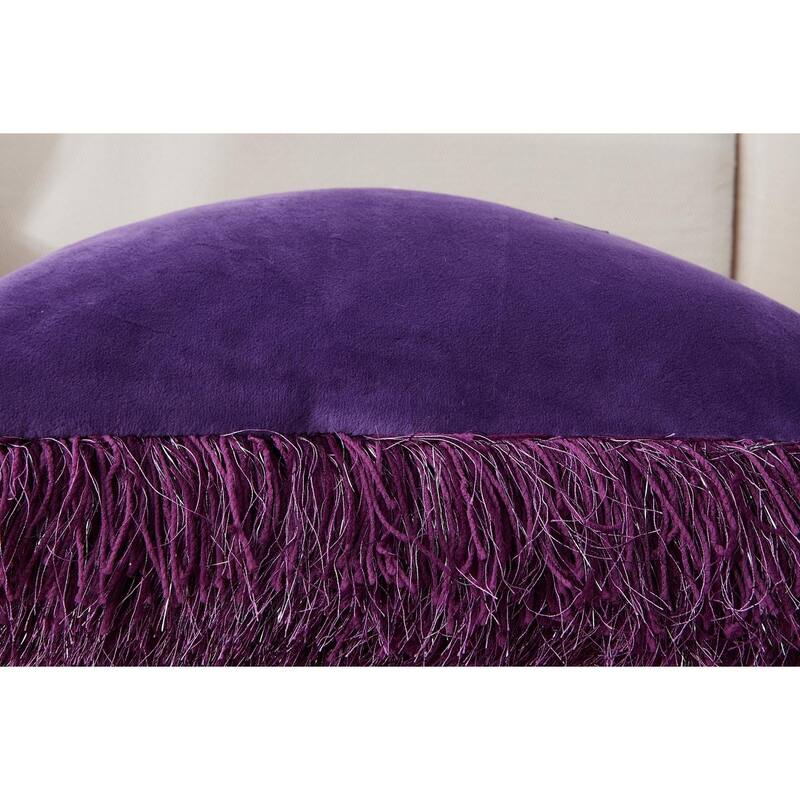 Manhattan Collection Shag Pillow