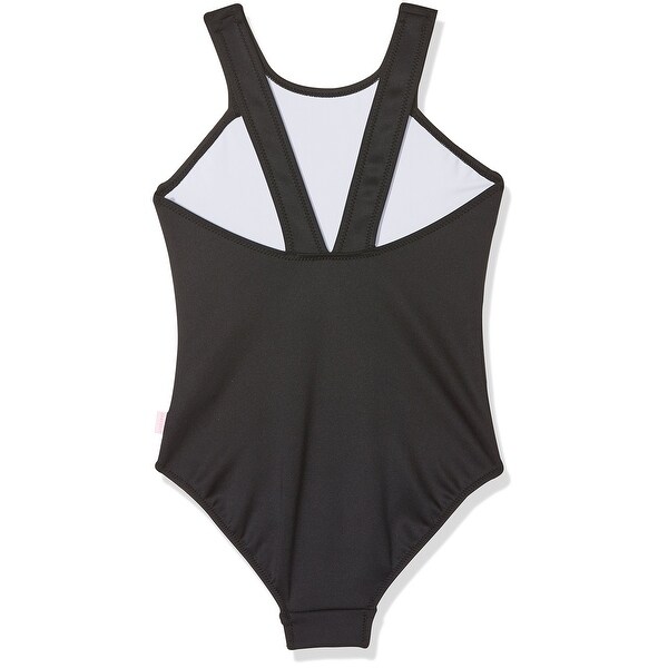 girls black one piece