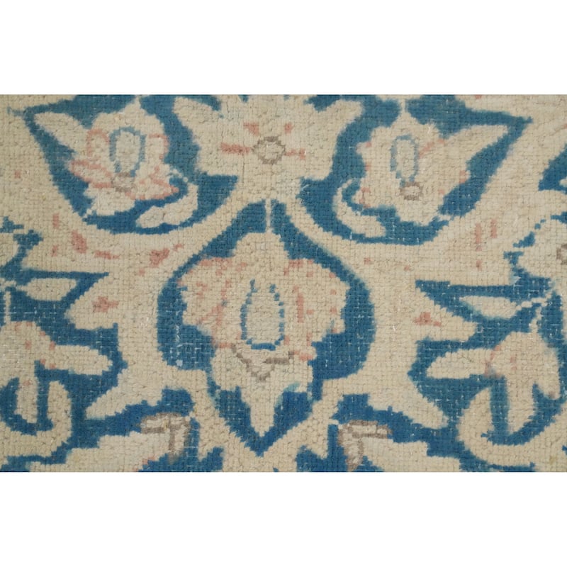 Hand Knotted Oriental 100% Wool Carpet Traditional Floral Oranges & Rust Kerman Area Rug - 13' 3'' X 10' 1''