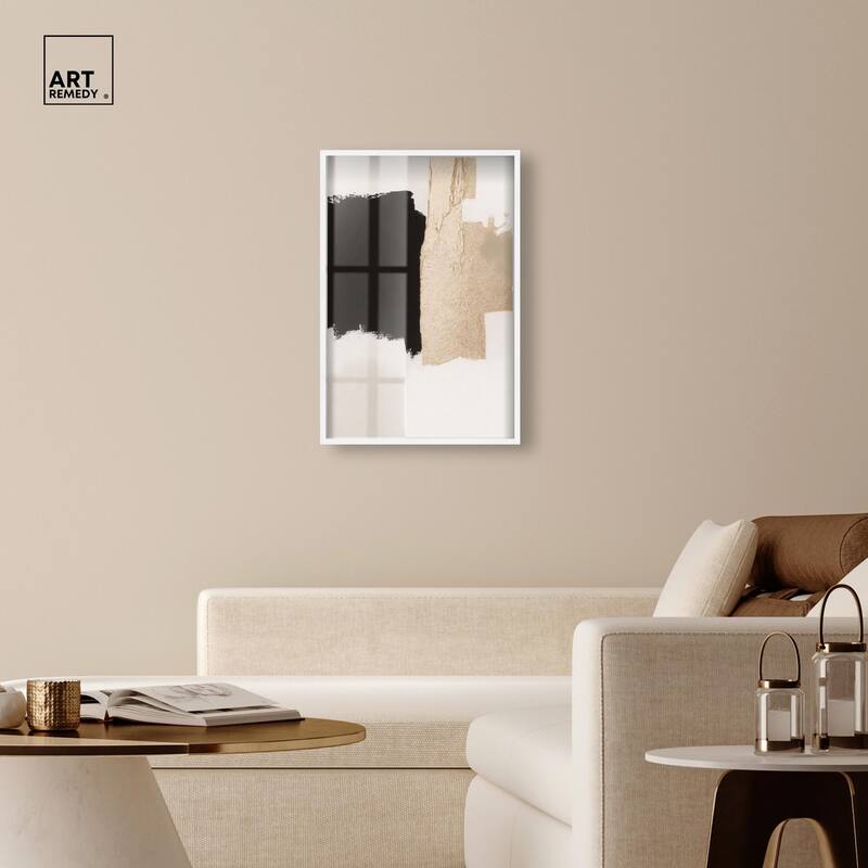 Earth and Ink II Shadowbox by Art Remedy