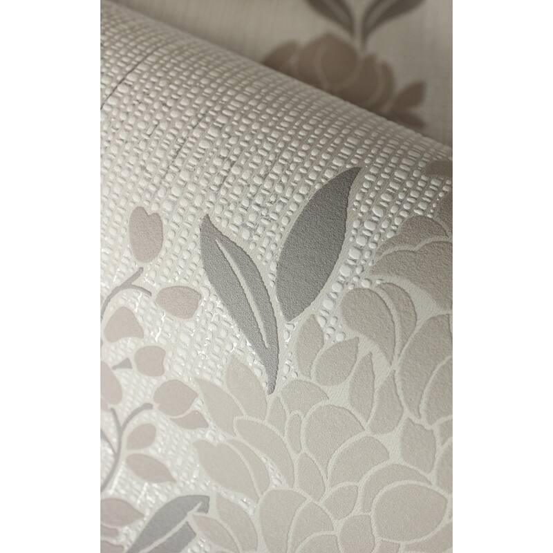 Fine Decor Aisla Neutral Wisteria Wallpaper
