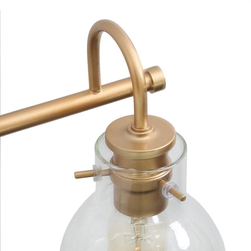 Modern 2/3/4/5-Light Bathroom Vanity Light Globe Glass Wall Sconce Minimalist Design