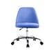 preview thumbnail 32 of 33, Home Office Chair Twill Fabric Ergonomic Desk Chair Computer Task Chair Vanity Chair