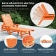 preview thumbnail 9 of 11, Laguna Hdpe All Weather Outdoor Patio Pool Reclining Chaise Lounge (Set Of 2)