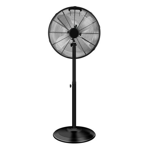 16 Inch High Velocity Stand Fan, Adjustable Heights, 75 Degree Oscillating, Low Noise, Quality Made Fan with 3 Settings Speeds