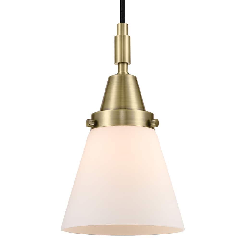 Innovations Lighting 447-1P-G61 Cone 6" Wide Mini Pendant with Matte