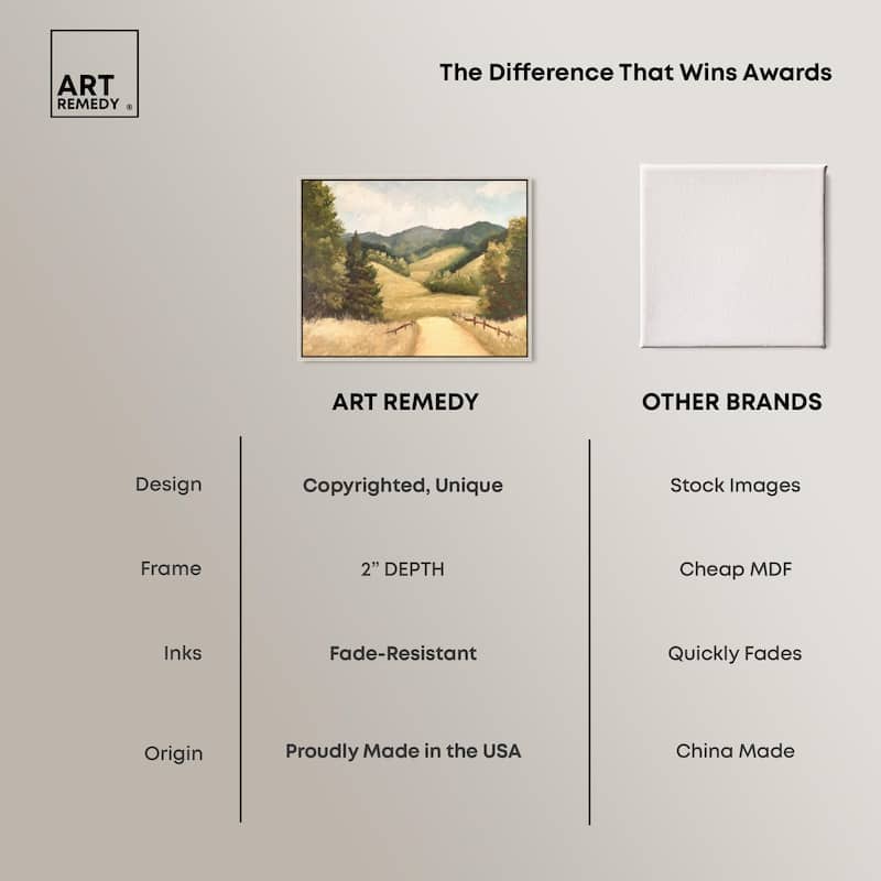 Summer Fields Canvas by Art Remedy