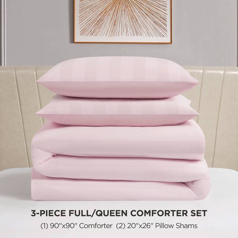 Juicy Couture Jenny Velour Striped Jacquard Comforter Sets