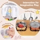 preview thumbnail 6 of 8, Costway Kids Kitchen Play Set with Stove Removable Sink Oven Microwave - See Details