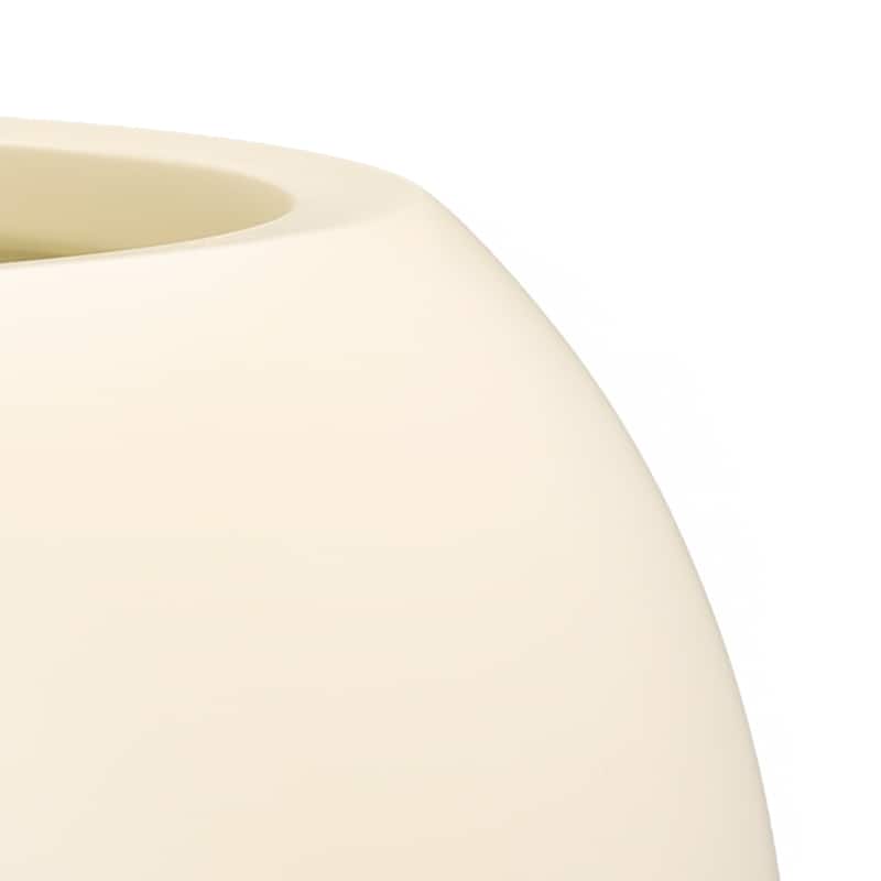 DreamPatio Riverside Fiberstone Composite Ball Planter for Indoor/Outdoor - Smooth Automotive 2K Coating