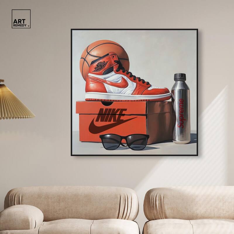 Basketball Practice Canvas by Art Remedy