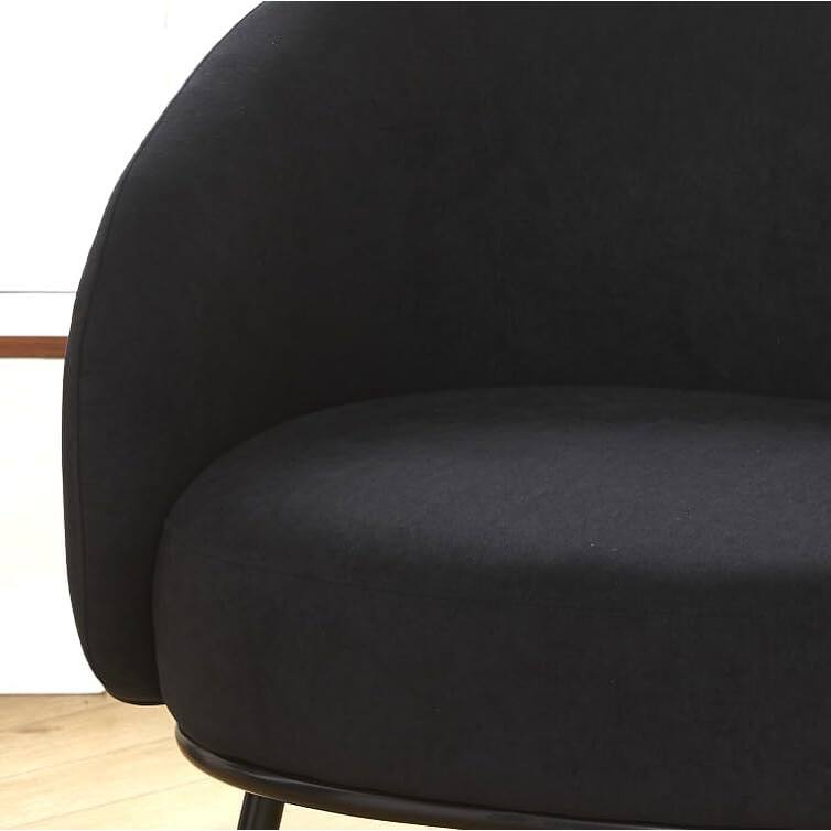 US Pride Furniture Luxury and Elegance Modern Channel Chair with Velvet Fabric Material Dense Foam and Heavy Webbing