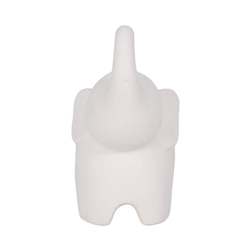 Sagebrook Home Porcelain Elephant Figurines - 7" x 5" x 8"