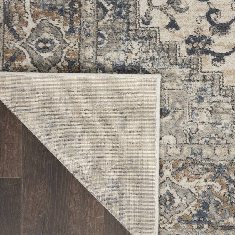 Medi Power Loomed Distressed Traditional Area Rug By HomeRoots - 72' X '26' X '0.32