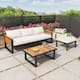 Option Beige Teak Black 3 PCS
