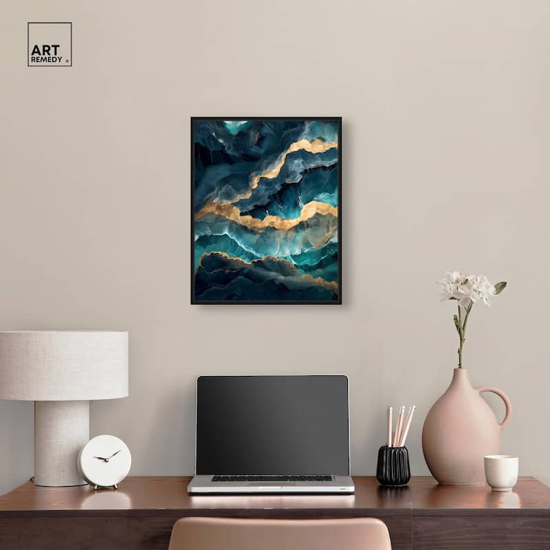 Power Edge I Canvas by Art Remedy