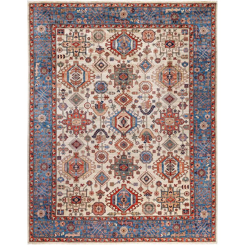 Serapi One-of-a-Kind Hand-Knotted Area Rug - Gray - 9' 1" x 11' 9"