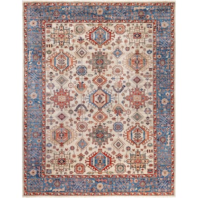 Serapi One-of-a-Kind Hand-Knotted Area Rug - Gray - 9' 1" x 11' 9"