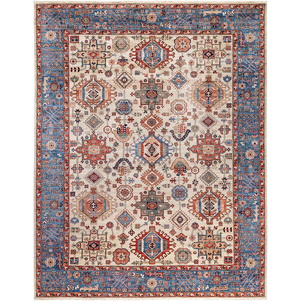 Serapi One-of-a-Kind Hand-Knotted Area Rug - Gray - 9' 1" x 11' 9"