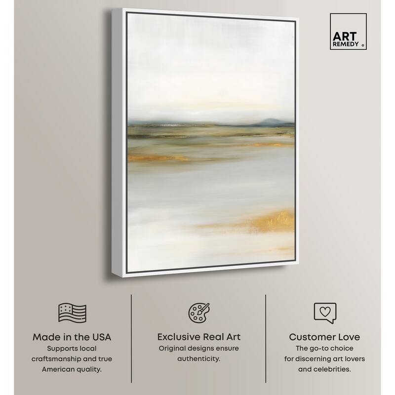 Misty Expanse I Canvas by Art Remedy