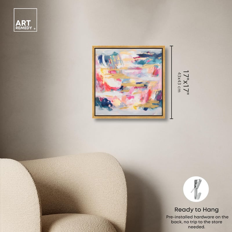 Balipink III Canvas by Art Remedy
