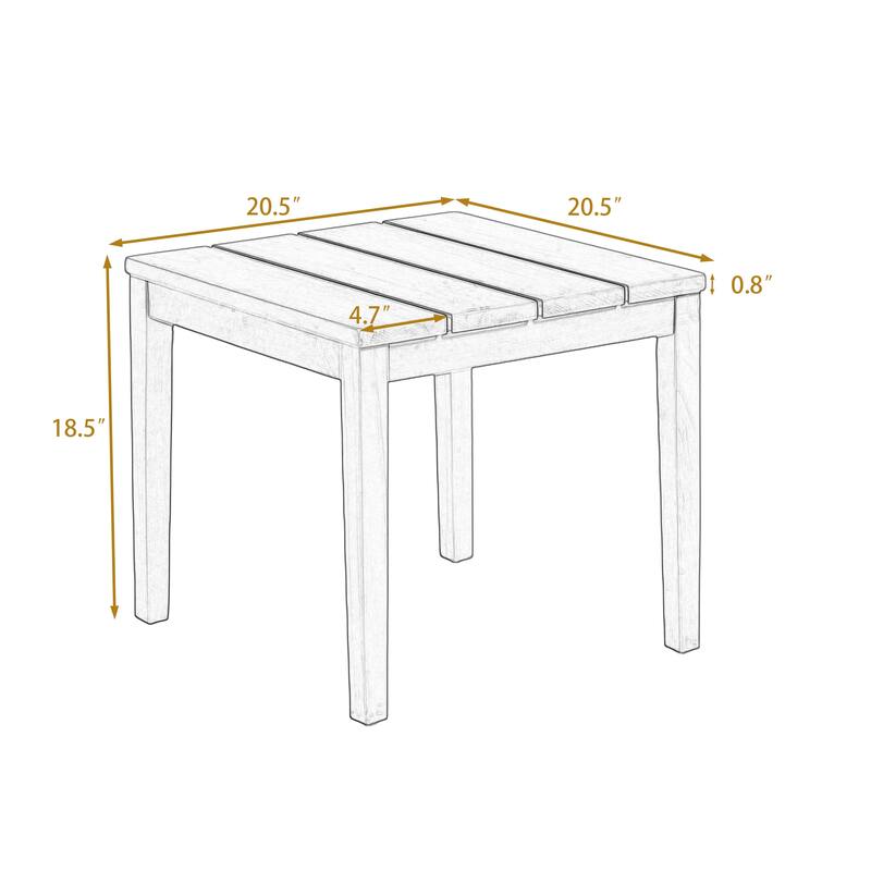 Outdoor Teak Solid Wood Patio Furniture Set Loveseat Armchair Table Collection