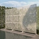 preview thumbnail 115 of 166, Outdoor Privacy Screen with Stand for Patio Garden Metal Fence