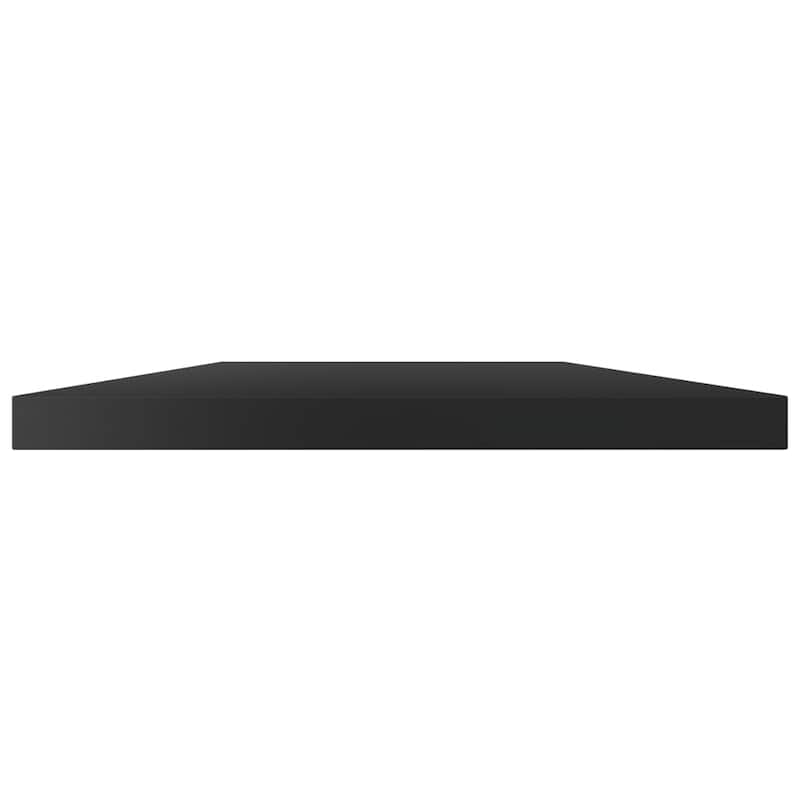 vidaXL Bookshelf Boards 8 pcs High Gloss Black 23.6"x15.7"x0.6" Chipboard